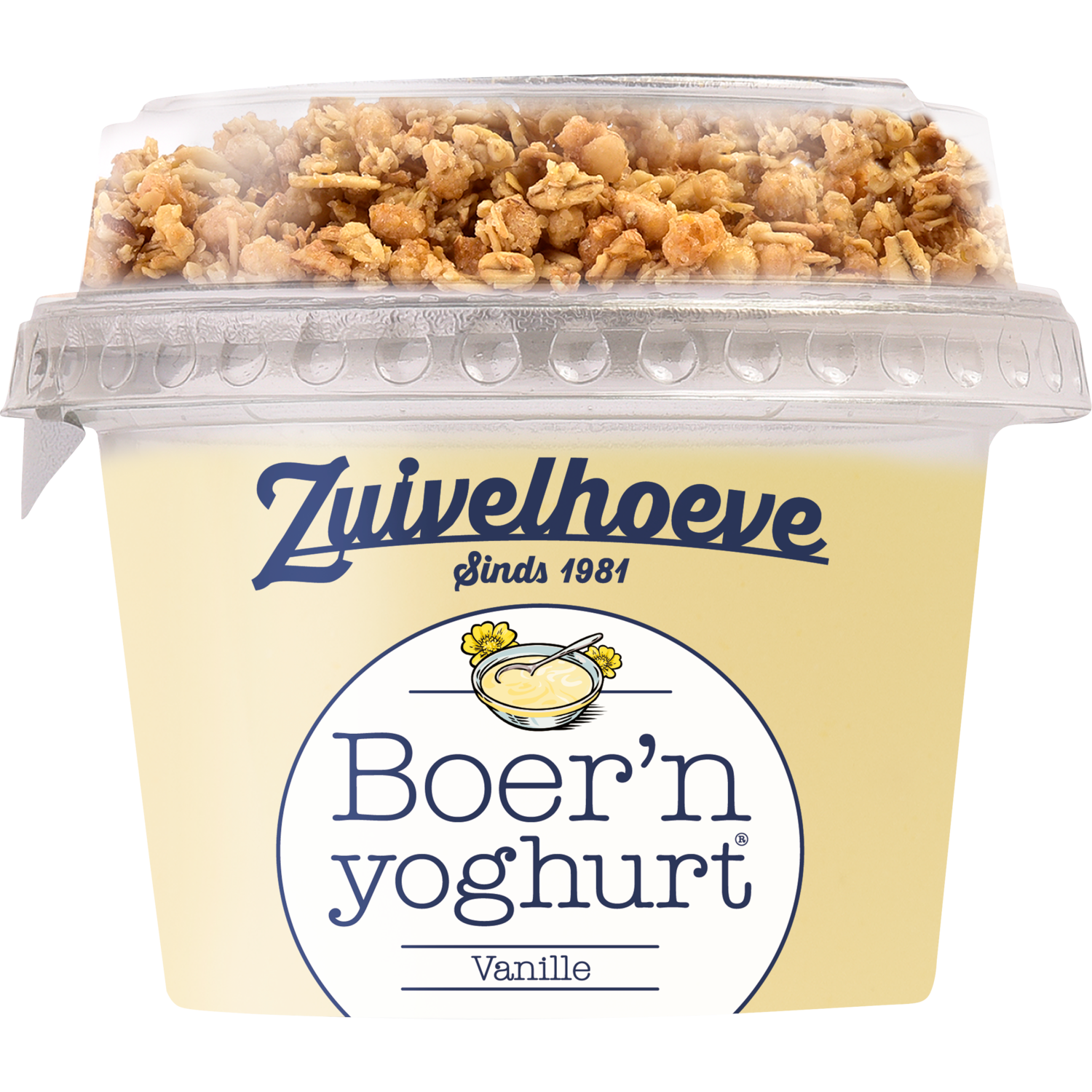 Zuivelhoeve Boern yoghurt muesli vanille