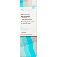Leidapharm Neusspray zoutoplossing Foto van Leidapharm Neusspray zoutoplossing