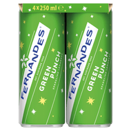 Foto van Fernandes Green punch 4x25cl
