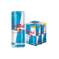 Foto van Red Bull Energy drink sugar free 4x25 cl