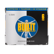 Foto van Bullit Energy drink 6x25 cl