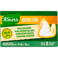 Knorr Bouillonblokjes kip halal Foto van Knorr Bouillonblokjes kip halal
