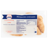 Foto van Schoof Croissants margarine 4 st.