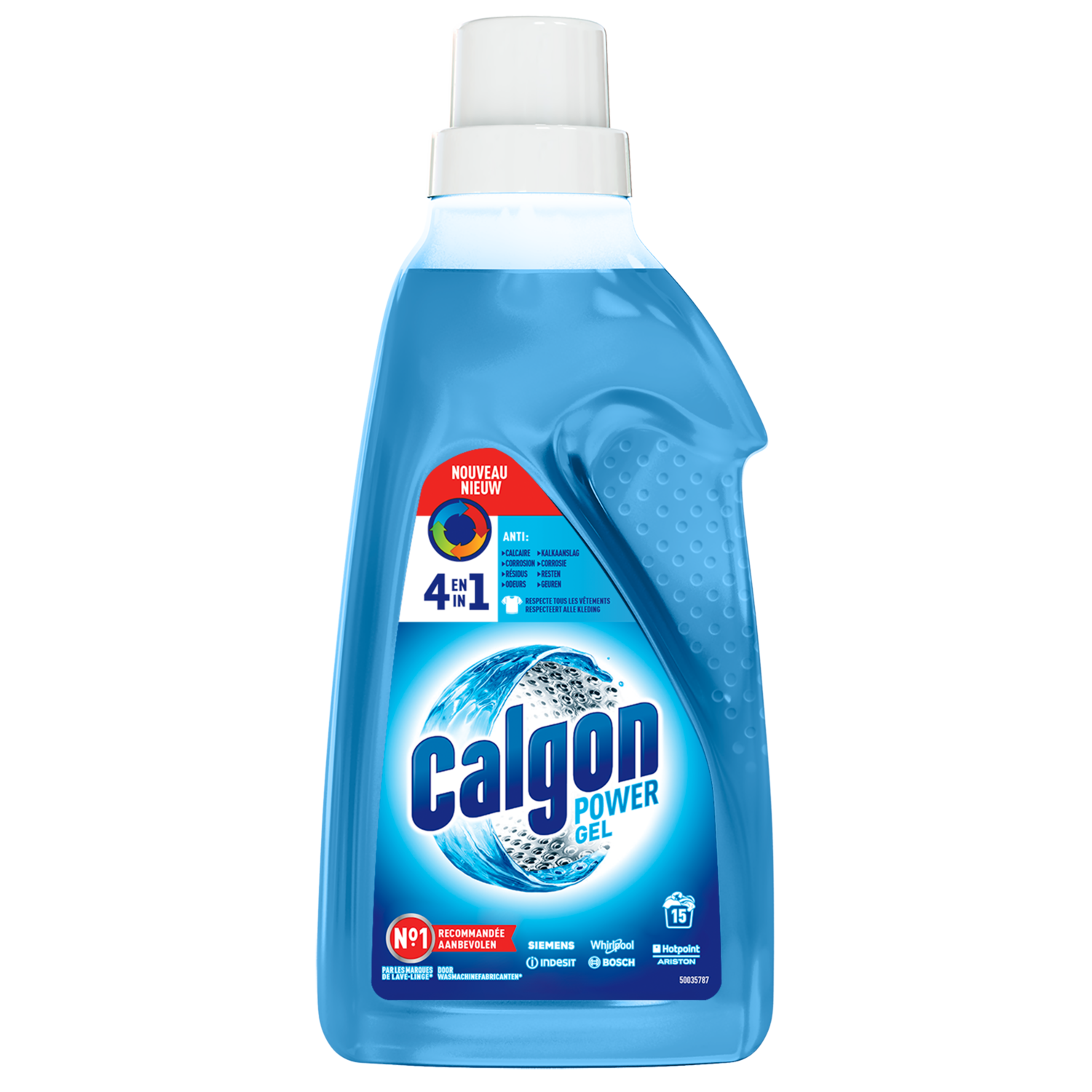 Calgon Machinereiniger gel 4 in 1 15 wasbeurten