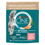 Purina One Kattenvoer adult zalm & volkoren granen Foto van Purina One Kattenvoer adult zalm & volkoren granen