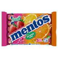 Mentos Fruit 5 stuks Foto van Mentos Fruit 5 stuks