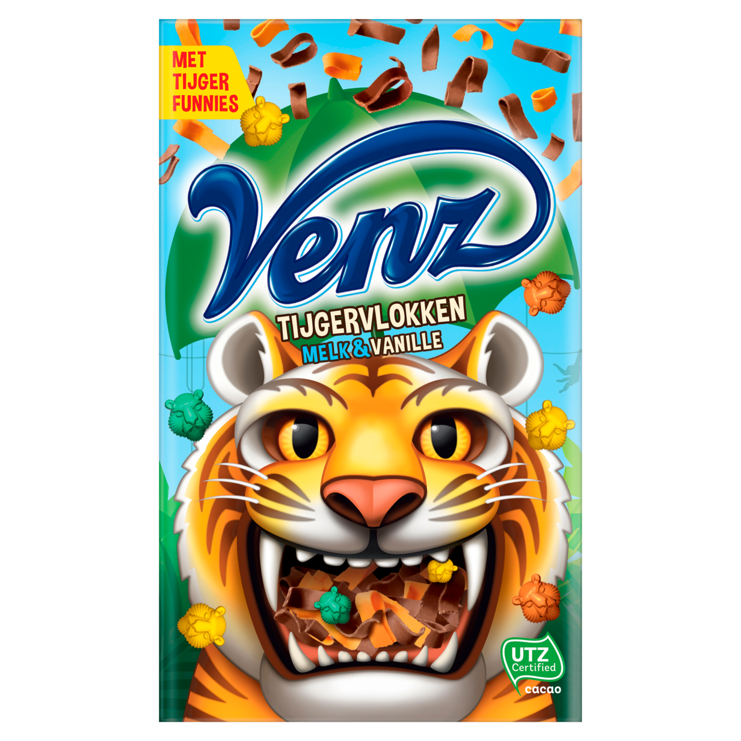 Venz Rimboe tijgervlokken melk & vanille