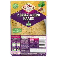 Foto van Patak's Naan knoflook en koriander