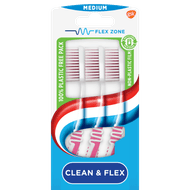 Aquafresh Tandenborstel clean & flex medium Foto van Aquafresh Tandenborstel clean & flex medium