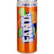 Fanta Orange no sugar Foto van Fanta Orange no sugar