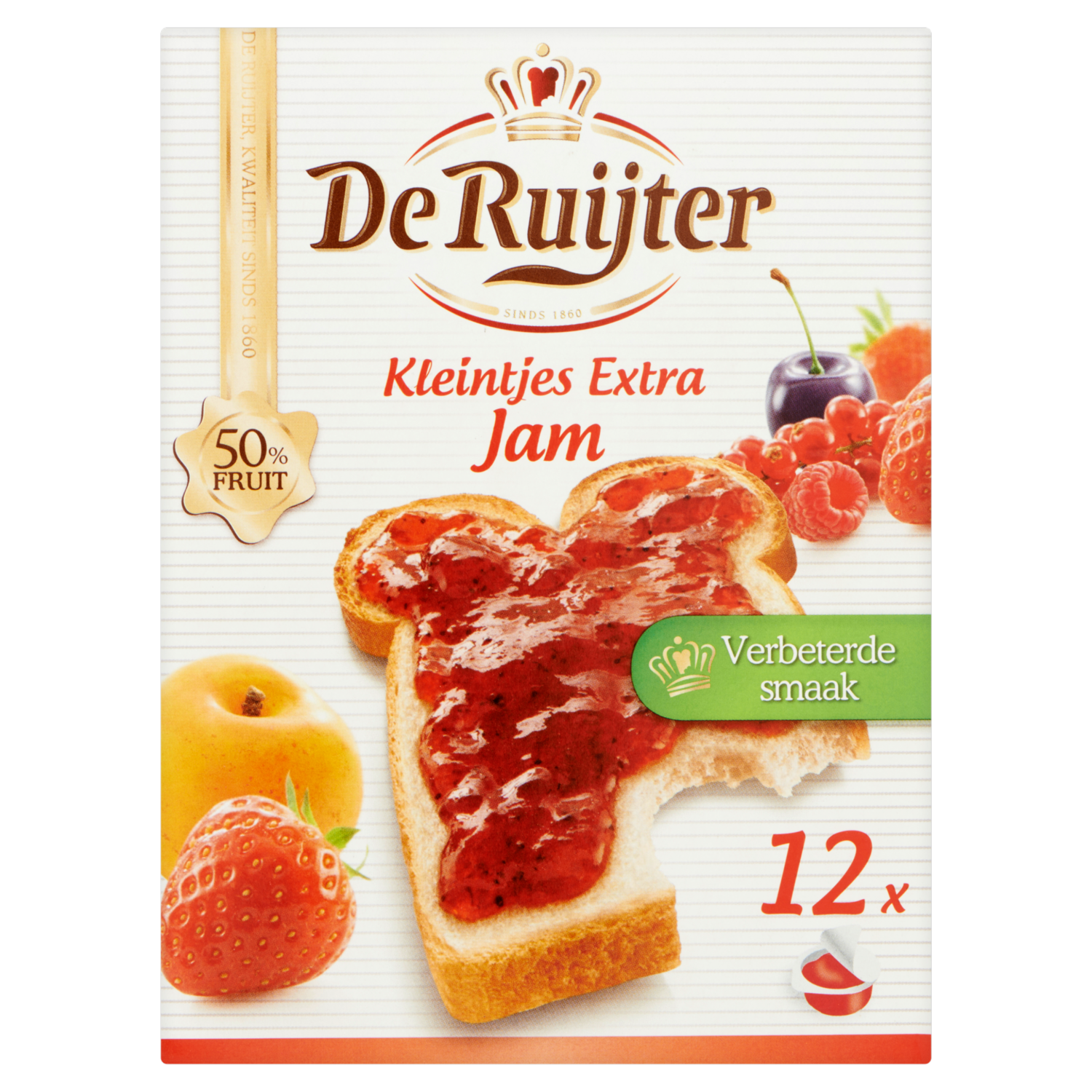 De Ruijter Jam kleintjes extra 12 stuks