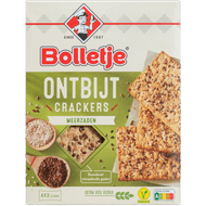 Foto van Bolletje Ontbijtcrackers meerzaden 4 x 3 stuks