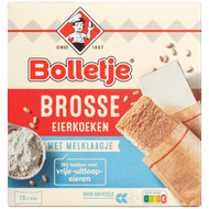 Foto van Bolletje Brosse eierkoek melk 10 stuks
