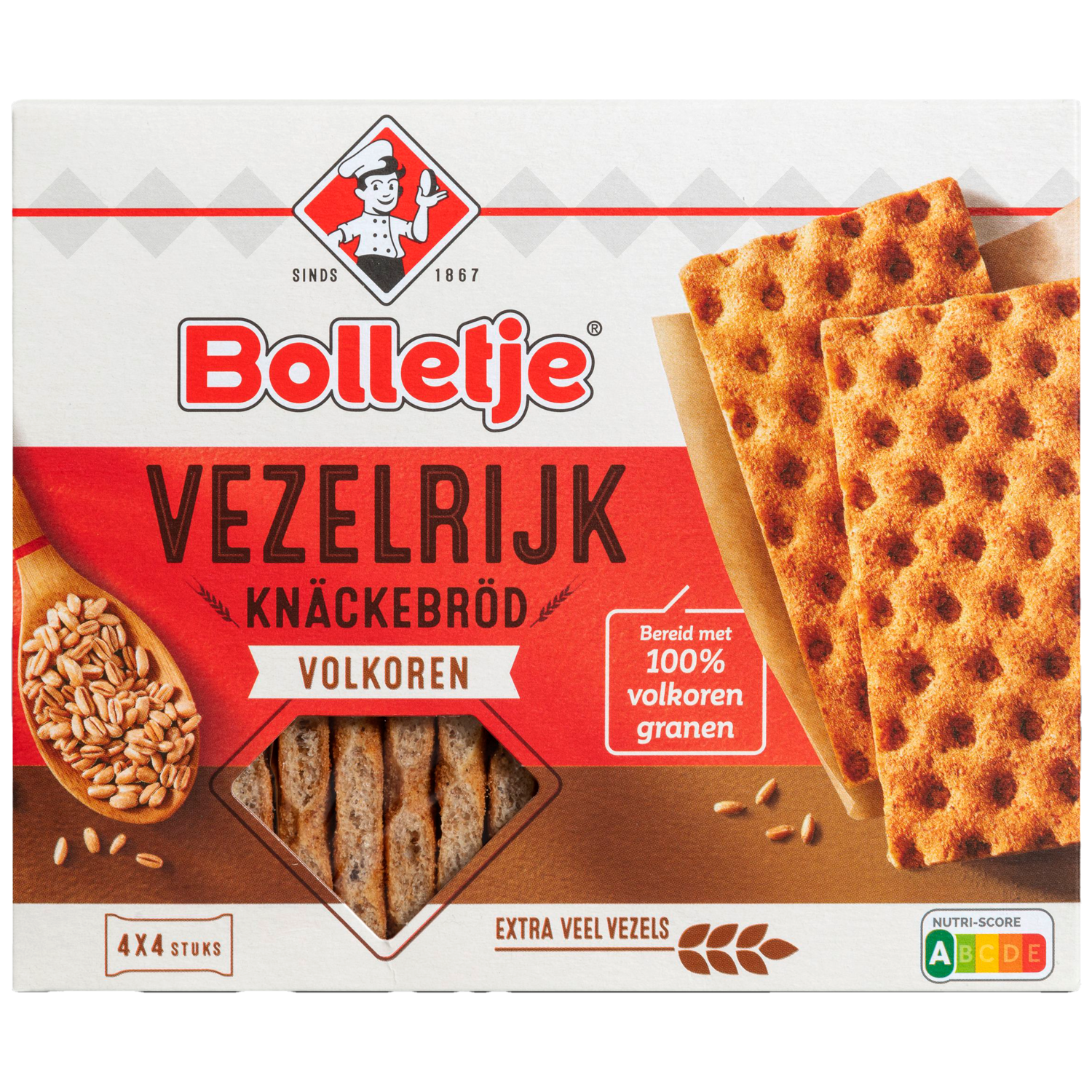 Bolletje Knackebrod vezelrijk volkoren
