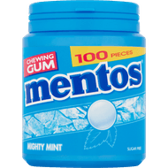 Foto van Mentos Kauwgom mighty mint XL 100 stuks