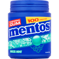 Foto van Mentos Kauwgom breezemint XL 100 stuks