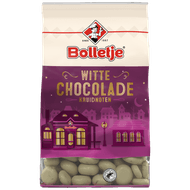 Bolletje Kruidnoten chocolade wit Foto van Bolletje Kruidnoten chocolade wit