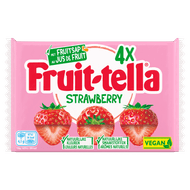Fruittella Strawberry 4 stuks Foto van Fruittella Strawberry 4 stuks