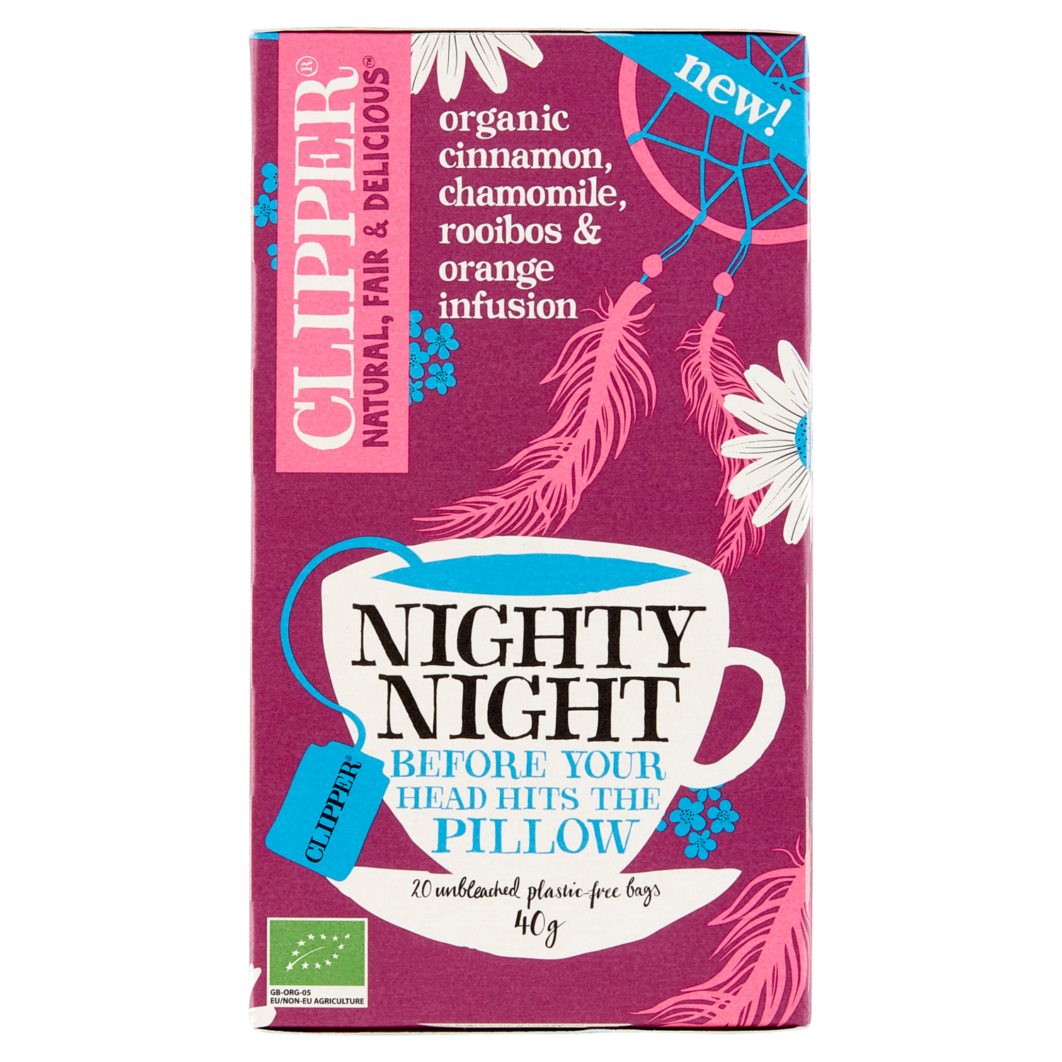 Clipper Kruidenthee nighty night