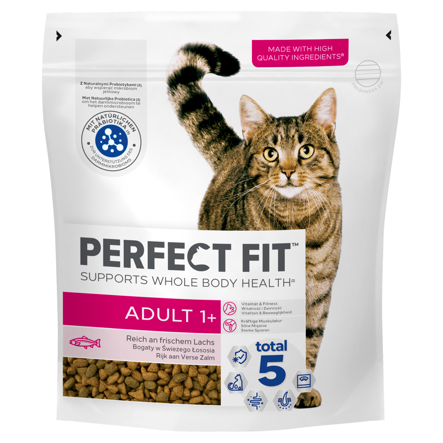 Perfect Fit Kattenvoer droog adult zalm