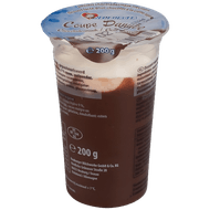 Neuburger Chocolade toetje met room Foto van Neuburger Chocolade toetje met room