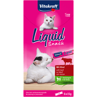 Vitakraft Kattensnacks liquid rund 6 st. Foto van Vitakraft Kattensnacks liquid rund 6 st.