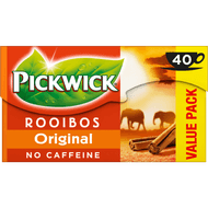 Pickwick Original Rooibos thee voordeelpak Foto van Pickwick Original Rooibos thee voordeelpak