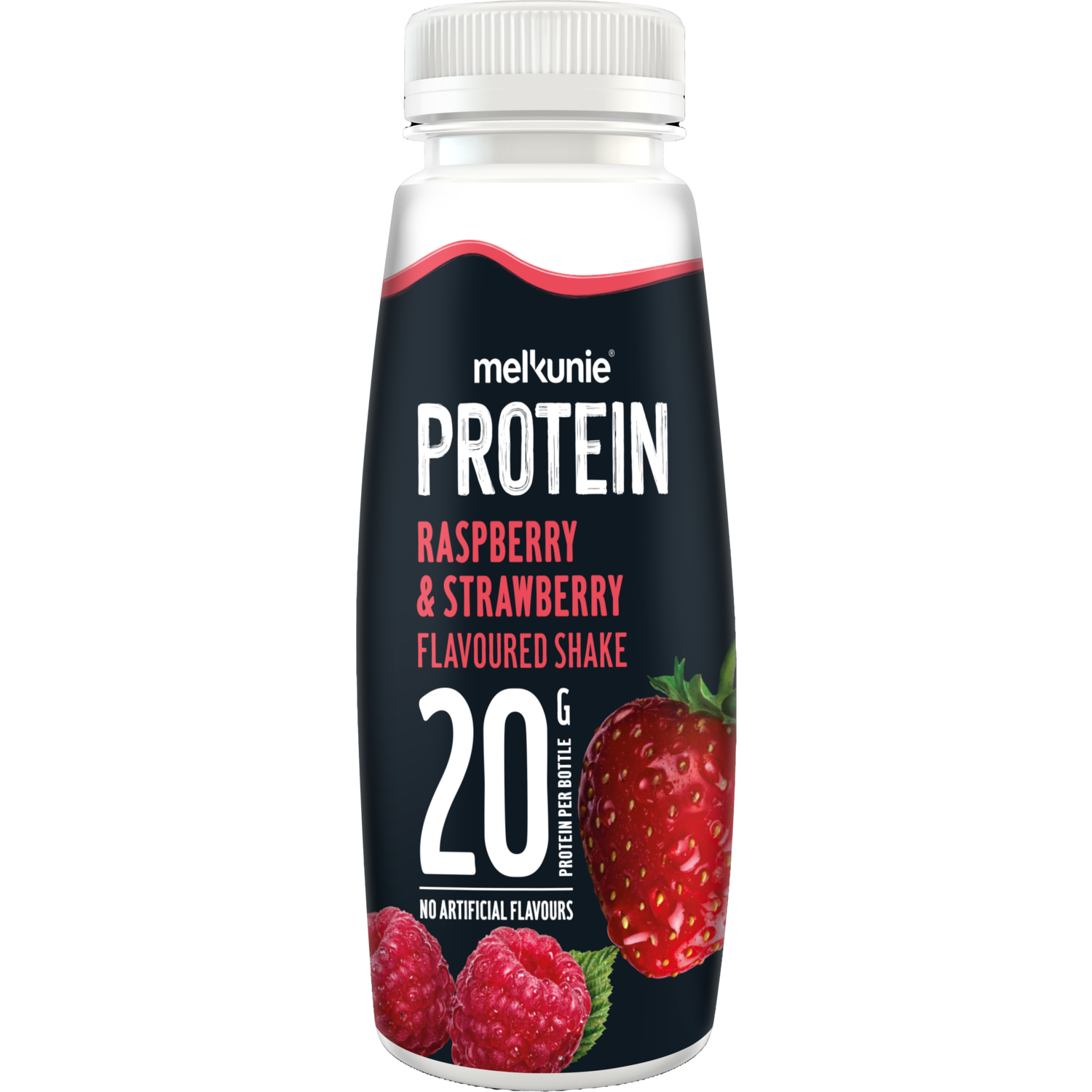 Melkunie Protein shake aardbei-framboos