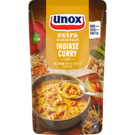 Unox Curry soep extra rijkgevuld Foto van Unox Curry soep extra rijkgevuld