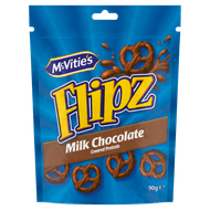 Flipz Pretzels milk chocolate Foto van Flipz Pretzels milk chocolate