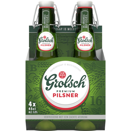 Premium pilsner bier beugelfles | 6-pack