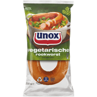 Unox Rookworst vegetarisch Foto van Unox Rookworst vegetarisch