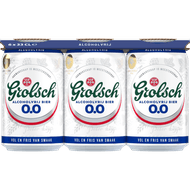 Grolsch Pilsener alcoholvrij 6x33 cl Foto van Grolsch Pilsener alcoholvrij 6x33 cl