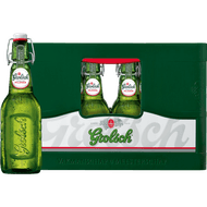 Grolsch Premium pilsener beugel krat Foto van Grolsch Premium pilsener beugel krat