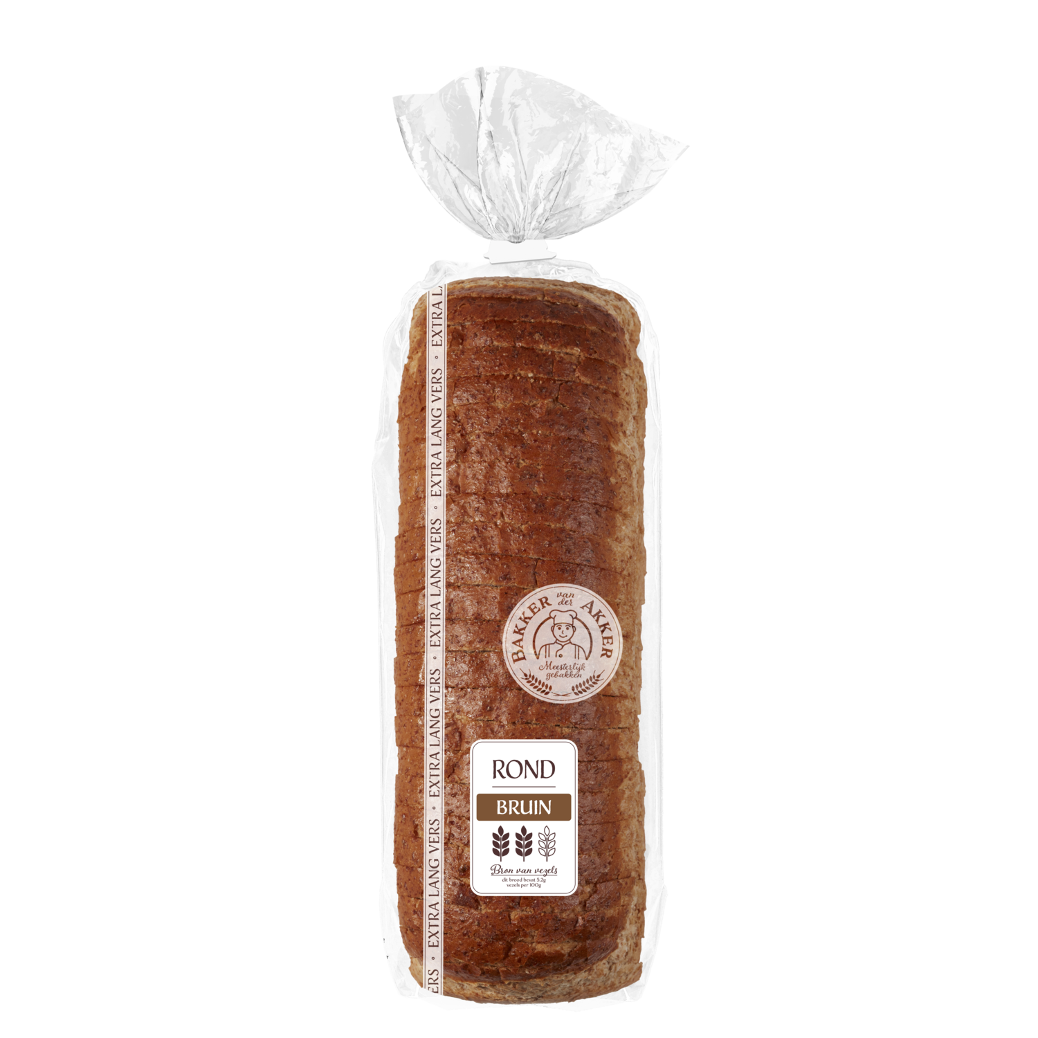 Bakker van der Akker Rond bruin heel