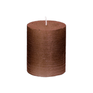 Rustiek kaars metallic 8 cm Foto van Rustiek kaars metallic 8 cm
