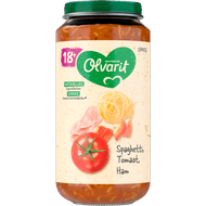 Olvarit 18+ Maanden Spaghetti Tomaat Ham Foto van Olvarit 18+ Maanden Spaghetti Tomaat Ham