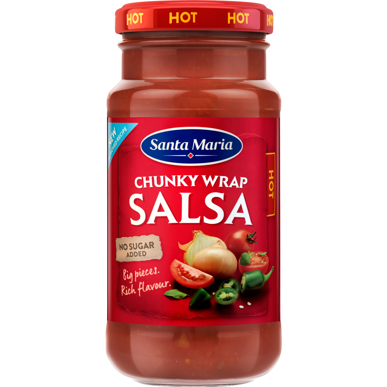 Santa Maria Chunky salsa hot