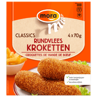 Foto van Mora Rundvlees kroketten 4 stuks