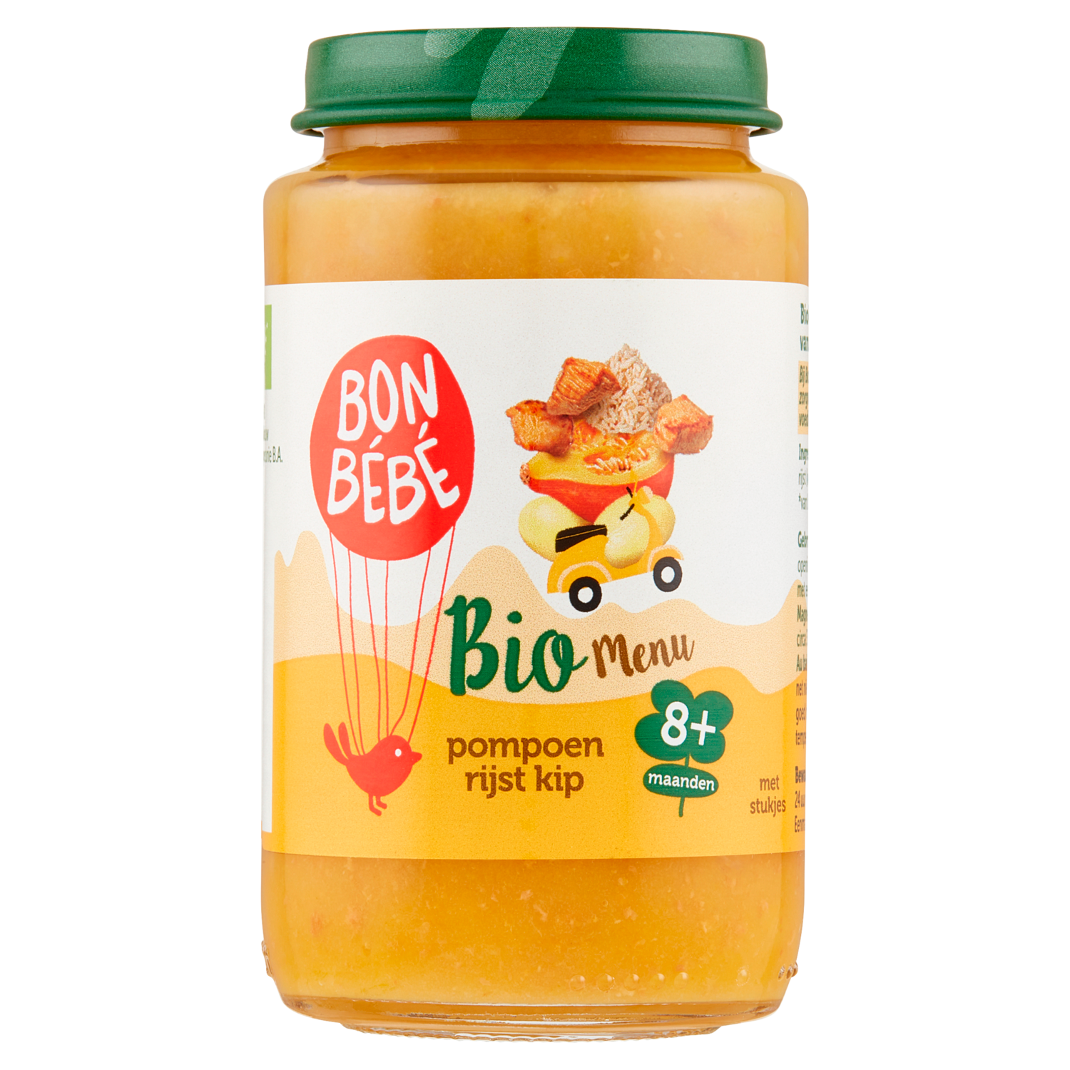 Bonbébé Biomenu m0817 pompoen rijst kip 8+ maanden