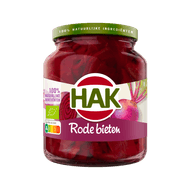 Hak Rode bieten schijven Foto van Hak Rode bieten schijven