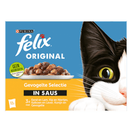 Felix Kattenvoer gevogelte selectie saus Foto van Felix Kattenvoer gevogelte selectie saus