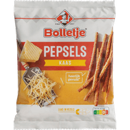 Bolletje Pepsels kaas Foto van Bolletje Pepsels kaas