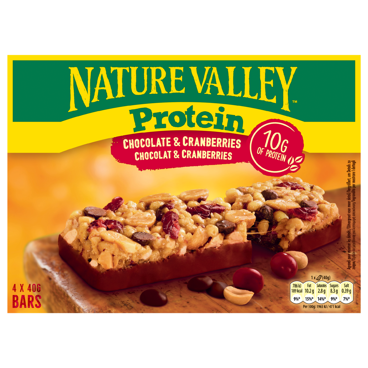 Nature Valley Protein berries en chocolade