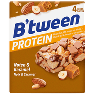 Foto van Hero Btween proteinreep noten & karamel 4 st.