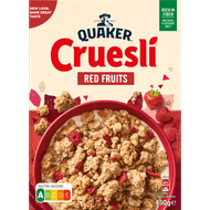 Quaker Cruesli Roodfruit Foto van Quaker Cruesli Roodfruit