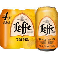 Leffe Tripel 4x33 cl Foto van Leffe Tripel 4x33 cl