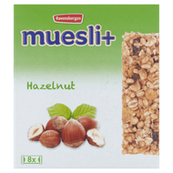 Foto van Muesli+ Hazelnoot 8 st.