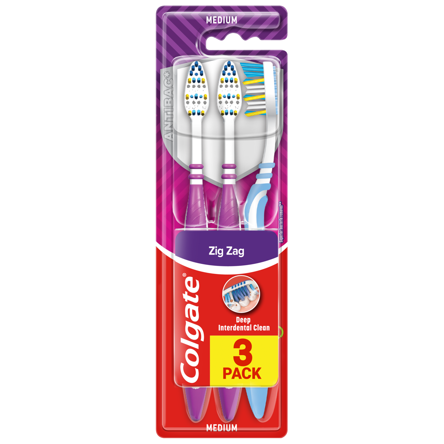 Colgate Tandenborstel zig zag medium