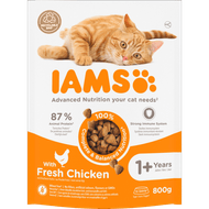 Iams Kattenvoer vitality met verse kip Foto van Iams Kattenvoer vitality met verse kip